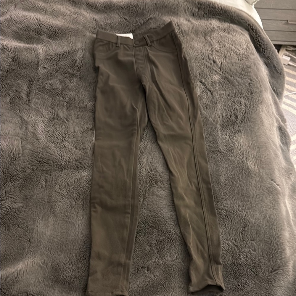 Uniqlo Heattech ultra stretch leggings pants  olive XXS